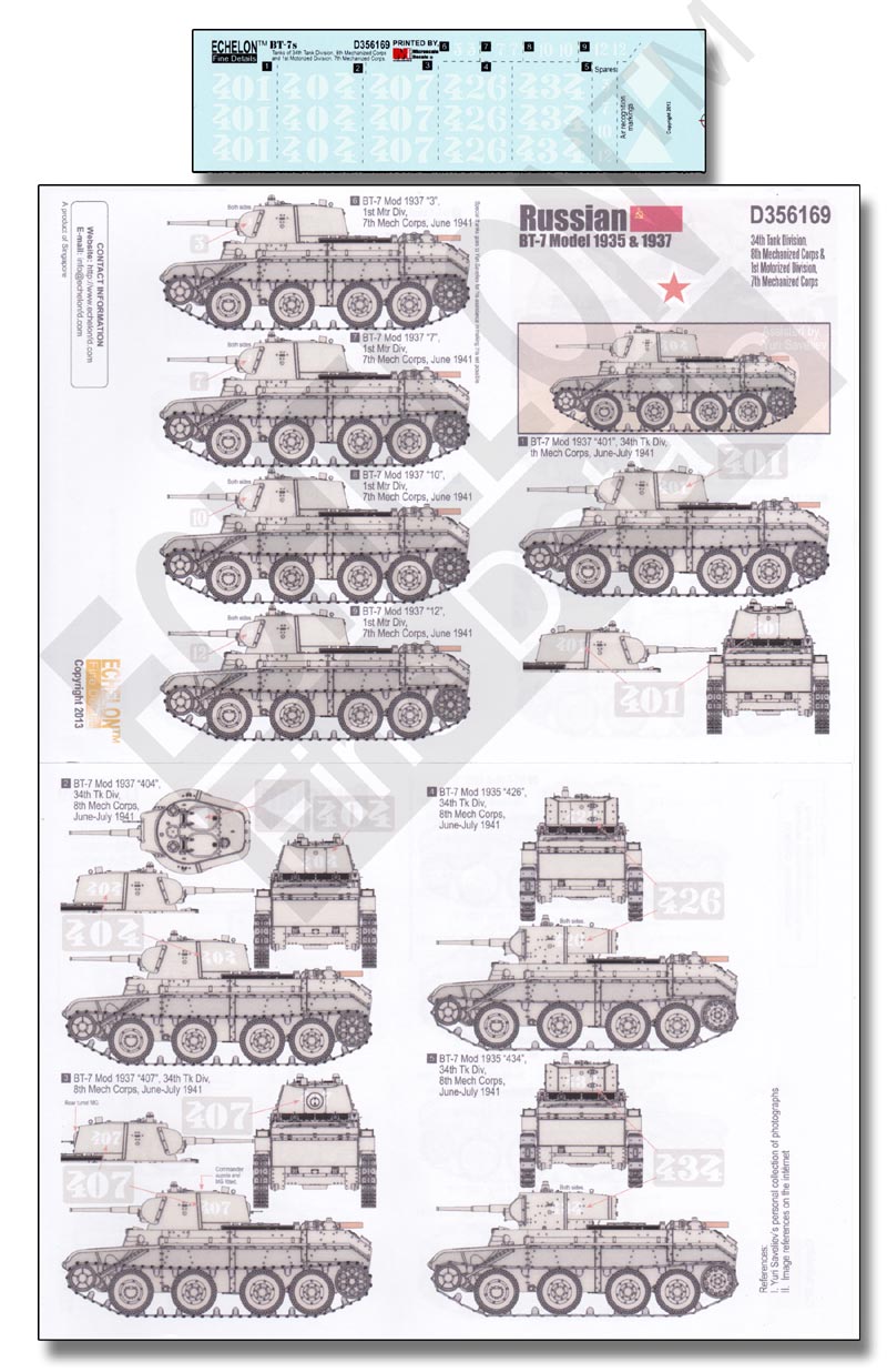 1/35 二战俄罗斯 BT-7 1935/37 轻型坦克