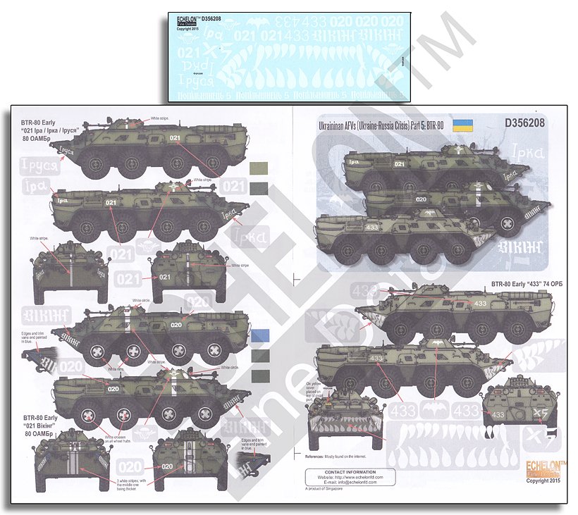 1/35 现代新俄罗斯装甲部队#5"乌克兰危机, BTR-80"