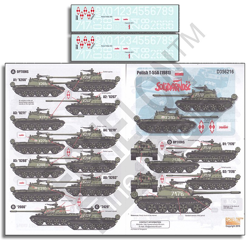 1/35 现代波兰 T-55A 主战坦克1981年 - 点击图像关闭