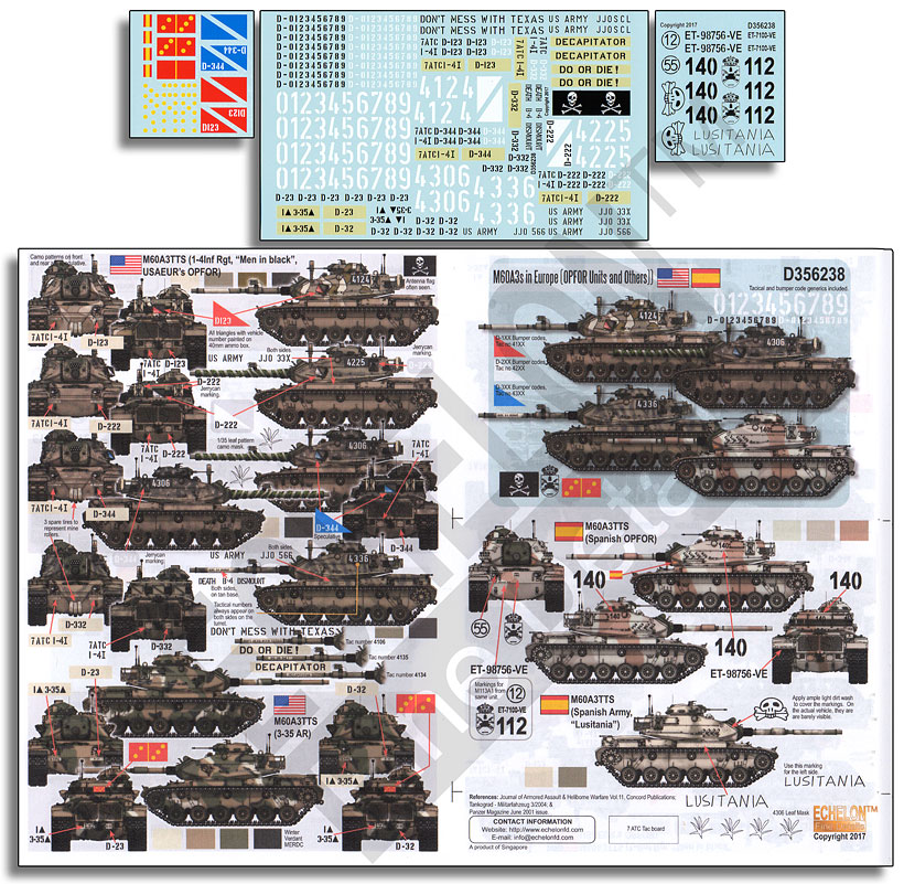 1/35 M60A3 巴顿主战坦克"美国. 西班牙" - 点击图像关闭