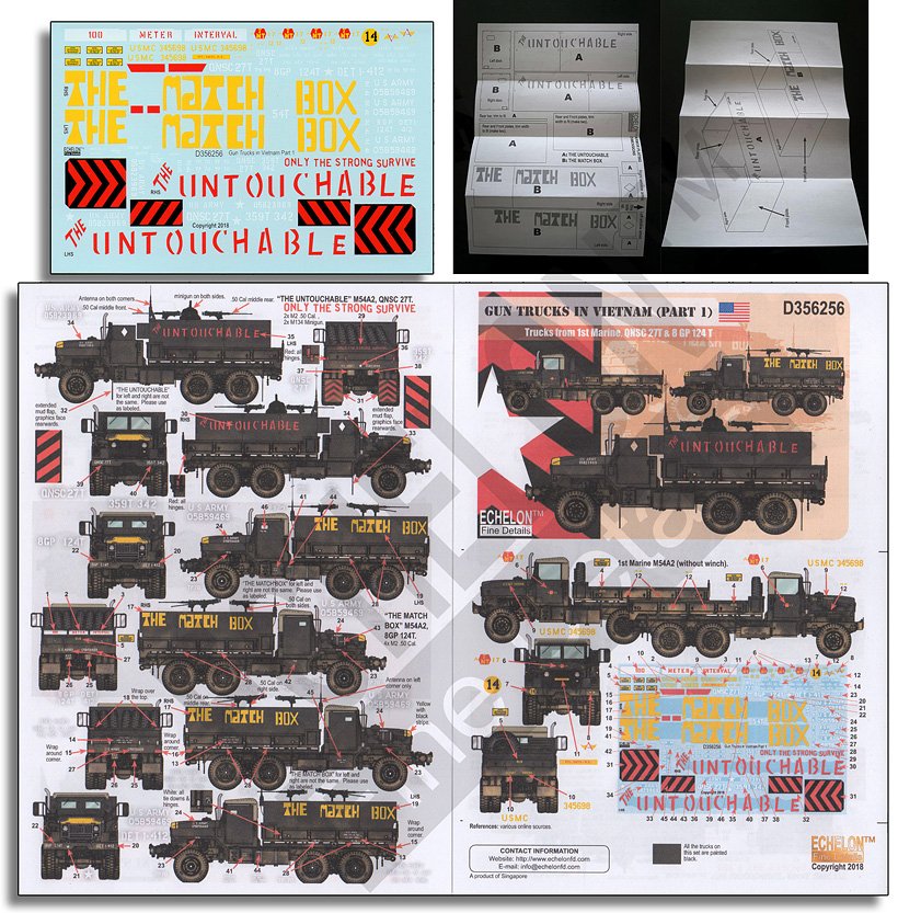 1/35 越战美国武装卡车战术标记(1) 1/35 越战美国武装卡车战术标记(1)