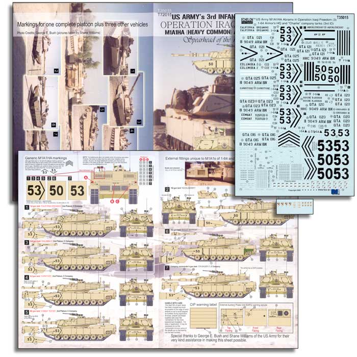 1/35 现代美国陆军第3步兵师 M1A1HA 艾布拉姆斯主战坦克 OIF P.3