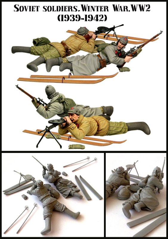 1/35 二战苏联士兵"1939-1942年冬季"