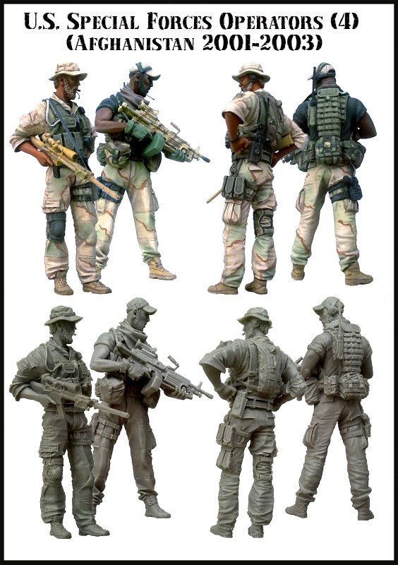 1/35 现代美国特种部队(4),2001-2003年