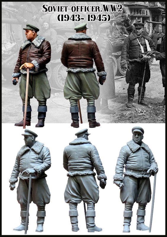 1/35 二战苏联军官(1)