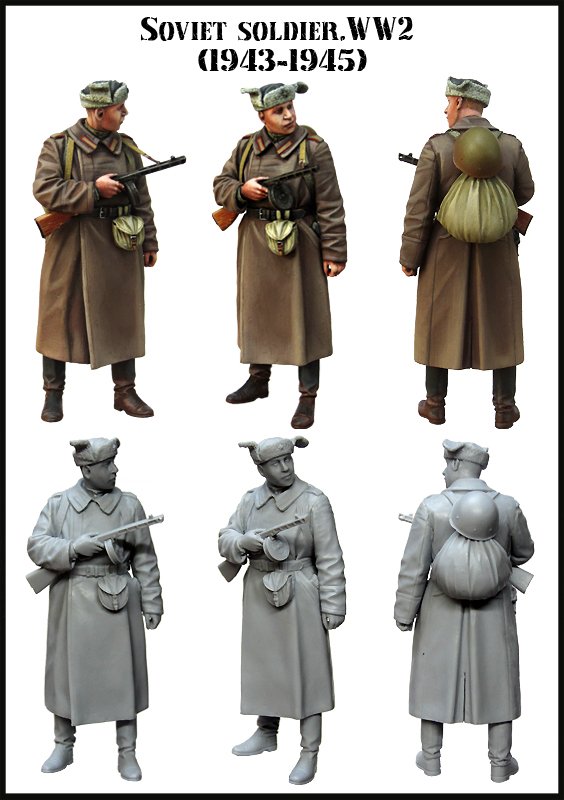 1/35 二战苏联士兵(2) - 点击图像关闭