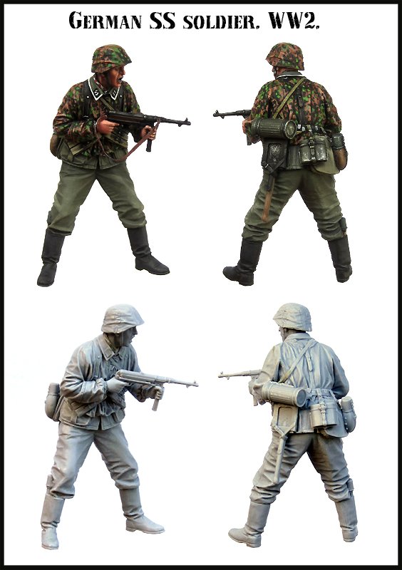 1/35 二战德国党卫军士兵