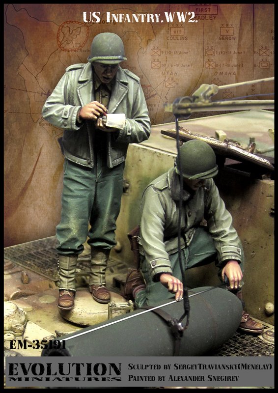 1/35 二战美国步兵组(4) - 点击图像关闭