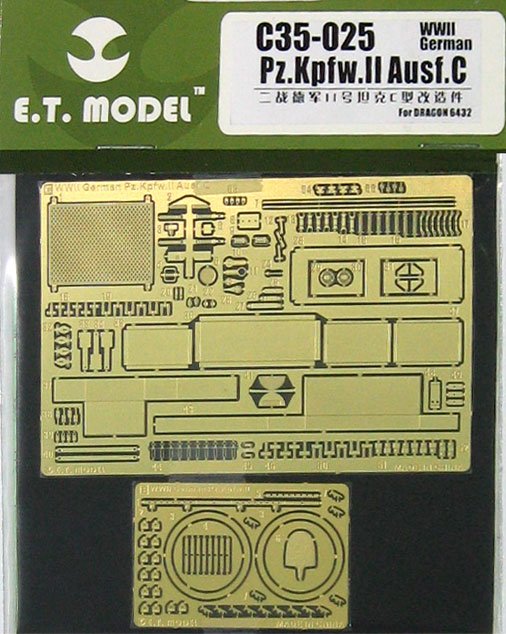 1/35 二战德国二号战车C型改造蚀刻片(配威龙6432) - 点击图像关闭