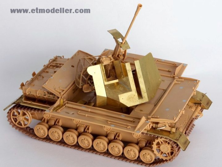 1/35 二战德国四号家具车防空坦克改造蚀刻片(配田宫35237)