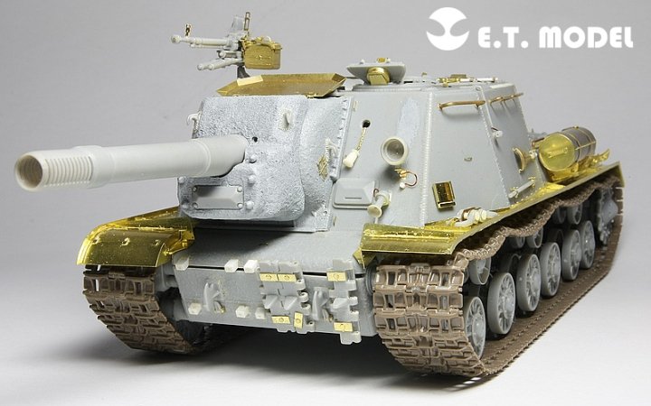 1/35 二战苏联 JSU-152/JSU-122 重型自行火炮改造蚀刻片(配威龙) - 点击图像关闭