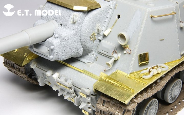 1/35 二战苏联 JSU-152/JSU-122 重型自行火炮挡泥板改造蚀刻片(配威龙)