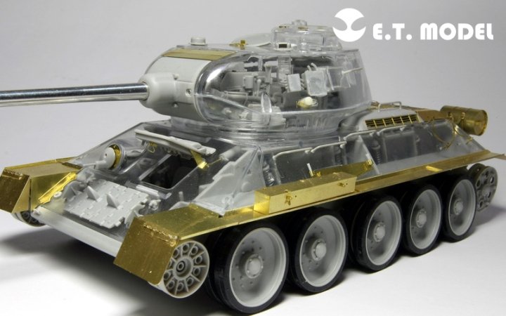 1/35 二战苏联 T-34/85 中型坦克改造蚀刻片(配AFV Club 35S56) - 点击图像关闭