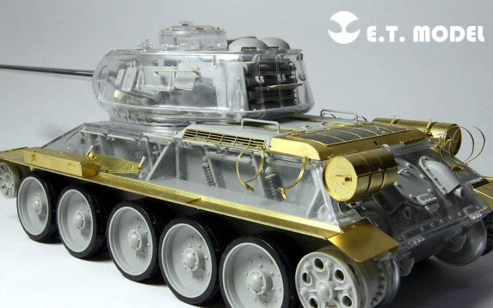 1/35 二战苏联 T-34/85 中型坦克改造蚀刻片(配AFV Club 35S56) - 点击图像关闭