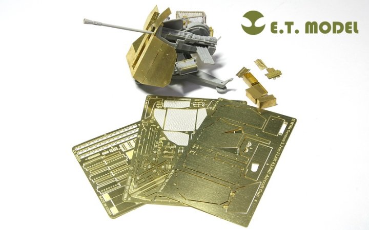 1/35 二战德国 Flak 43 防空炮改造蚀刻片(配小号手02311)