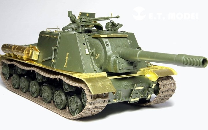 1/35 二战苏联 JSU-152 重型自行火炮改造蚀刻片(配田宫35303)