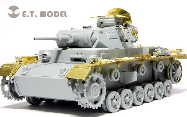 1/35 二战德国三号战车J型改造蚀刻片(配威龙6463/6394)