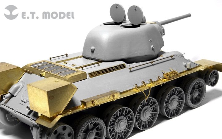 1/35 二战苏联 T-34/76 中型坦克铸造炮塔1942年型改造蚀刻片(配威龙6487/6424) - 点击图像关闭