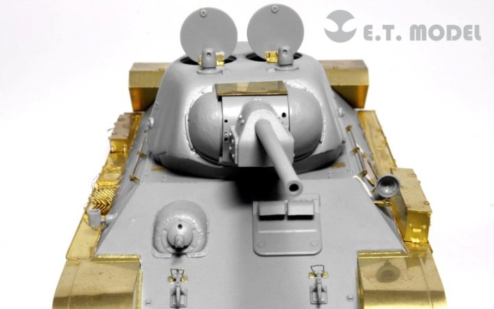 1/35 二战苏联 T-34/76 中型坦克铸造炮塔1942年型改造蚀刻片(配威龙6487/6424)