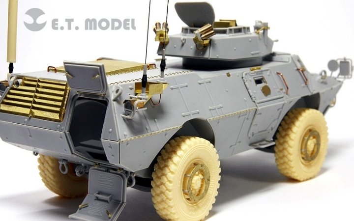 1/35 现代美国 M1117 卫士轮式装甲车改造蚀刻片(配小号手01541)