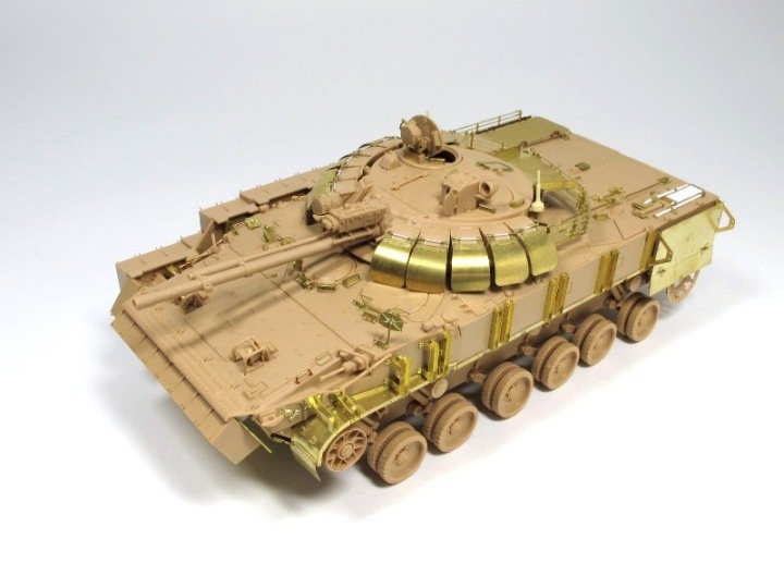 1/35 现代俄罗斯 BMP-3 步兵战车附加装甲型改造蚀刻片(配小号手00365)