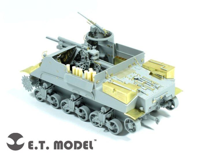 1/35 二战美国 M7 牧师自行火炮中期型改造蚀刻片(配威龙6637)