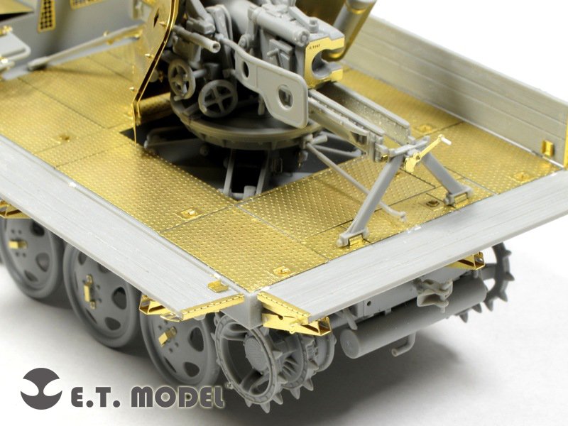 1/35 二战德国 7.5cm Pak 40/4 RSO 自行反坦克炮改造蚀刻片(配威龙6640)