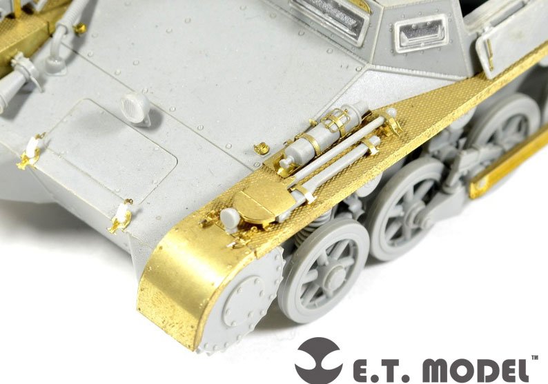 1/35 二战德国一号战车A型挡泥板改造蚀刻片(配威龙)