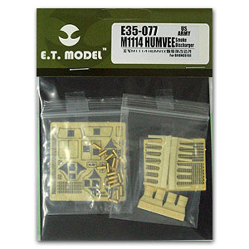 1/35 现代美国 M1114 悍马装甲车烟幕弹改造蚀刻片(配威骏)