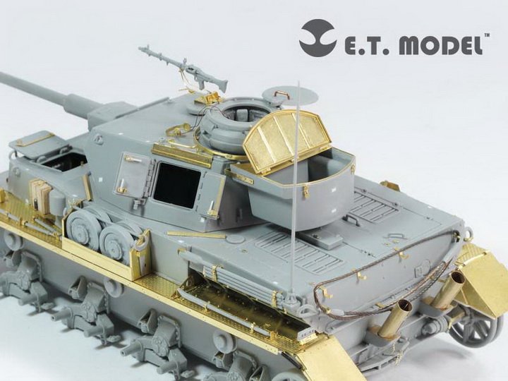 1/35 二战德国四号战车J型改造蚀刻片(配威龙)