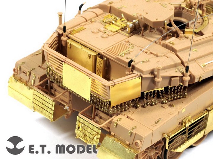 1/35 现代以色列梅卡瓦4型坦克改造蚀刻片(配Hobby Boss 82429)