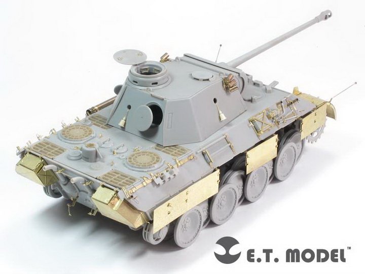 1/35 二战德国豹式中型坦克D型改造蚀刻片(配威龙)