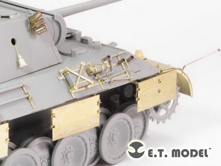 1/35 二战德国豹式中型坦克D型改造蚀刻片(配威龙)