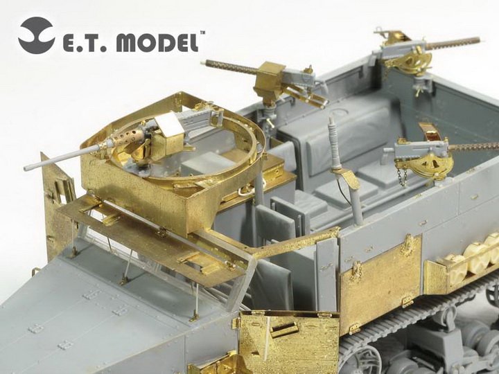 1/35 二战美国 M2A1 半履带装甲车改造蚀刻片(配威龙6329) - 点击图像关闭