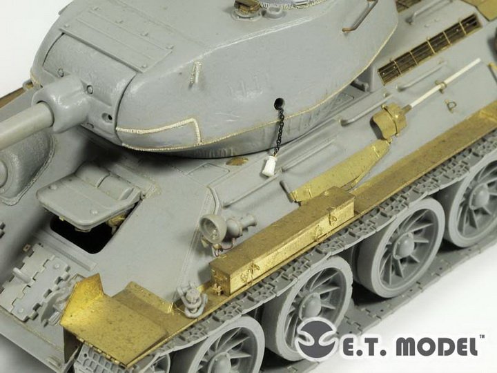 1/35 二战苏联 T-34/85 中型坦克改造蚀刻片(配威龙) - 点击图像关闭