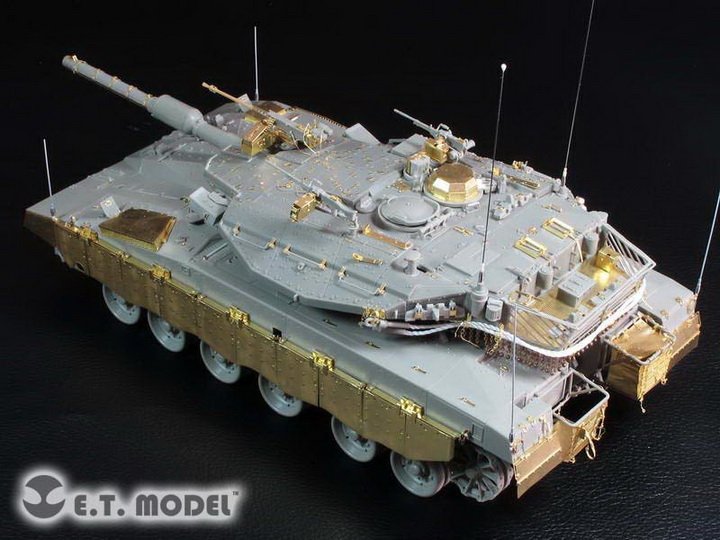 1/35 现代以色列梅卡瓦3D型主战坦克改造蚀刻片(配Meng TS-001)