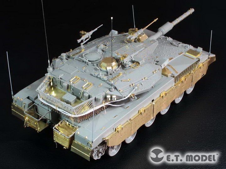 1/35 现代以色列梅卡瓦3D型主战坦克改造蚀刻片(配Meng TS-001)