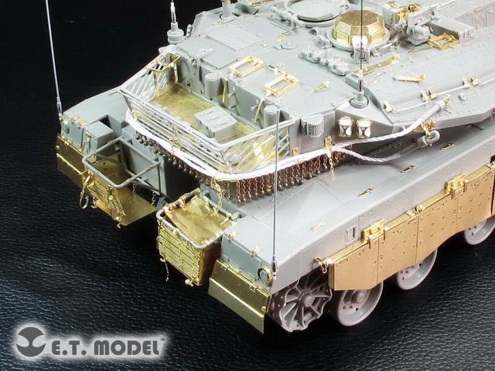 1/35 现代以色列梅卡瓦3D型主战坦克改造蚀刻片(配Meng TS-001)