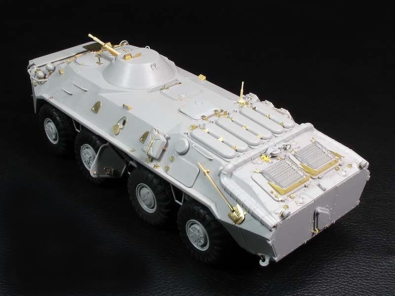 1/35 现代俄罗斯 BTR-70 轮式装甲车初期型改造蚀刻片(配小号手01590) - 点击图像关闭