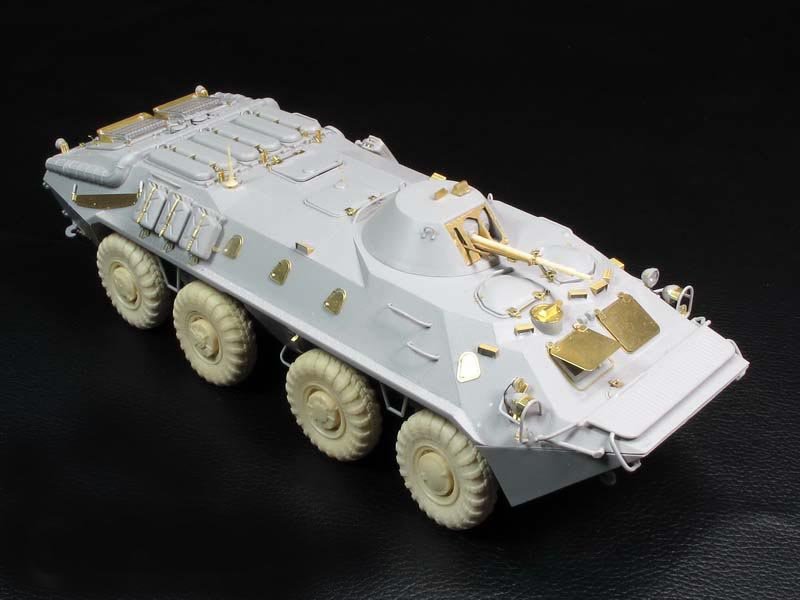 1/35 现代俄罗斯 BTR-70 轮式装甲车初期型改造蚀刻片(配小号手01590) - 点击图像关闭