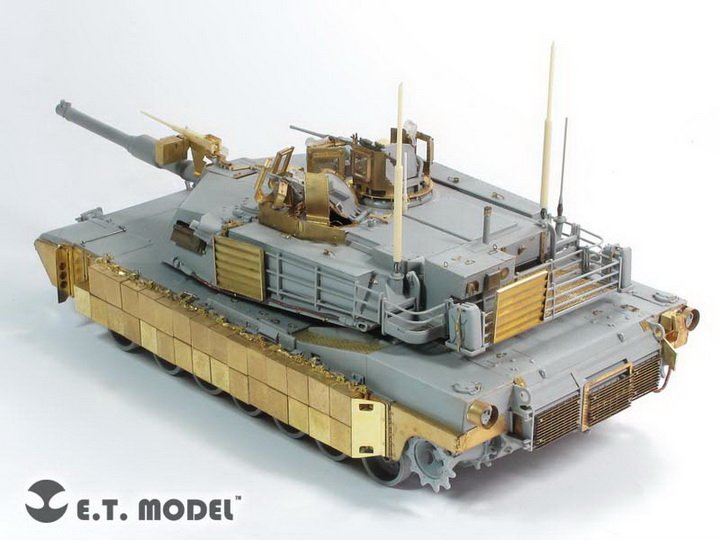 1/35 现代美国 M1A1 TUSK I 艾布拉姆斯主战坦克改造蚀刻片(配威龙3535) - 点击图像关闭