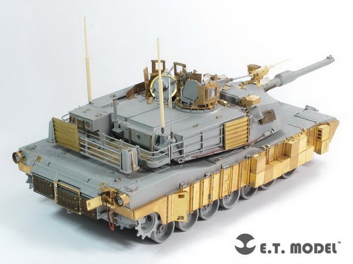 1/35 现代美国 M1A1 TUSK I 艾布拉姆斯主战坦克改造蚀刻片(配威龙3535)