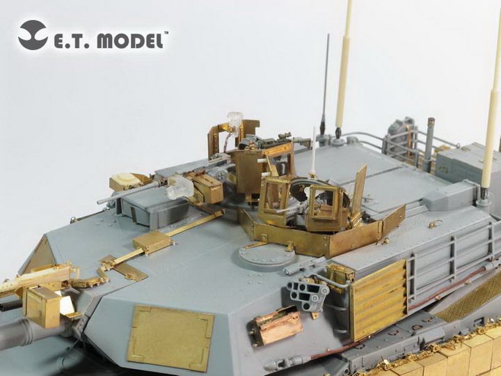 1/35 现代美国 M1A1 TUSK I 艾布拉姆斯主战坦克改造蚀刻片(配威龙3535)