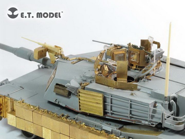 1/35 现代美国 M1A1 TUSK I 艾布拉姆斯主战坦克改造蚀刻片(配威龙3535)