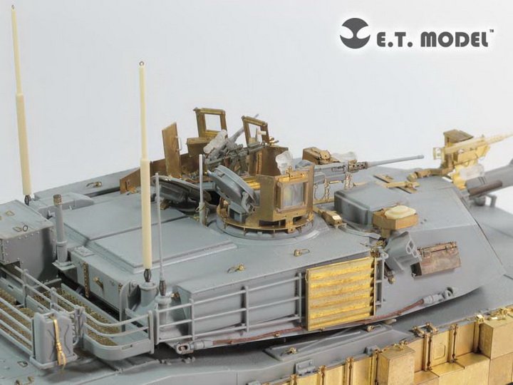 1/35 现代美国 M1A1 TUSK I 艾布拉姆斯主战坦克改造蚀刻片(配威龙3535)