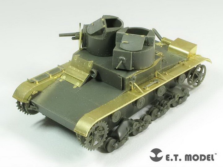 1/35 二战苏联 T-26 轻型坦克1931年型改造蚀刻片(配Hobby Boss 82494)