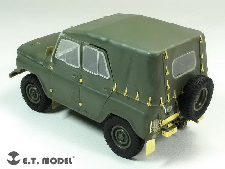 1/35 现代苏联 UAZ-469 军用吉普车改造蚀刻片(配小号手02327) - 点击图像关闭