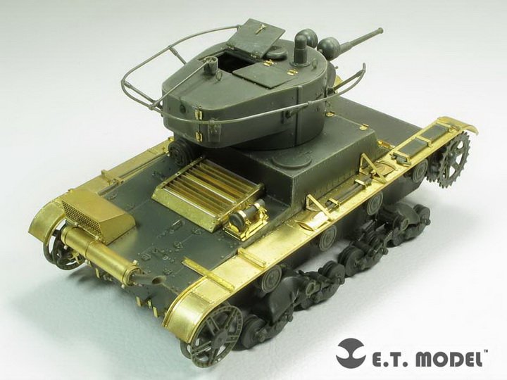 1/35 二战苏联 T-26 轻型坦克1935年型改造蚀刻片(配Hobby Boss 82496)