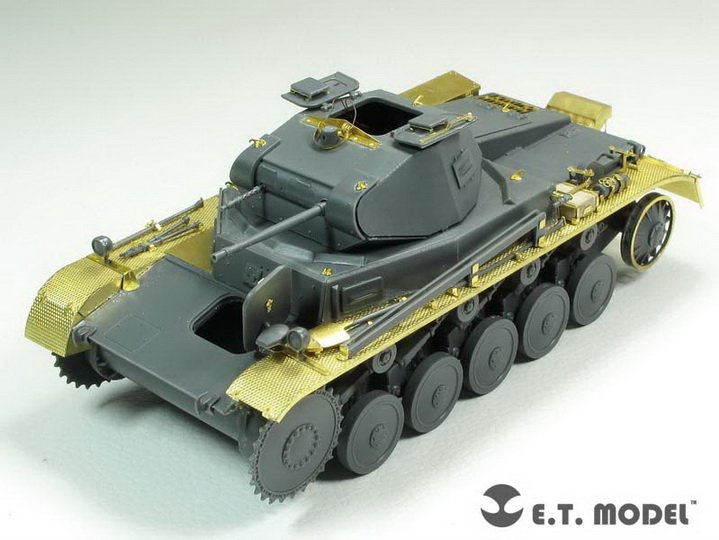 1/35 二战德国二号战车A/B/C型挡泥板改造蚀刻片(配田宫)