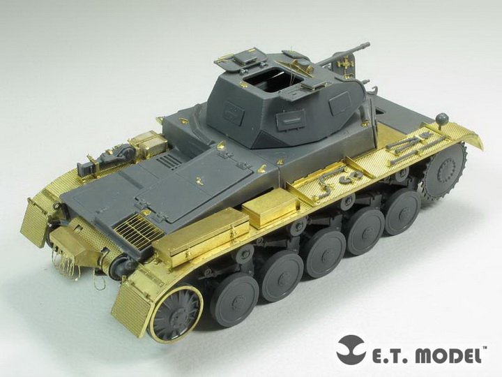 1/35 二战德国二号战车A/B/C型挡泥板改造蚀刻片(配田宫)